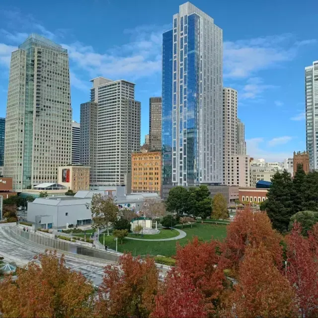 Yerba Buena Gardens Overlooik